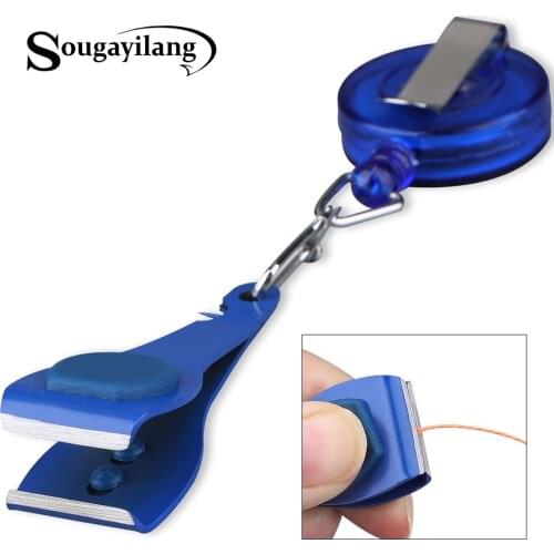 Sougayilang 21g/12.5cm Fishing Line Clips Pins Fishing Supplies Stainless Steel Cutter Thread Clip Fishing Tackle Accessories