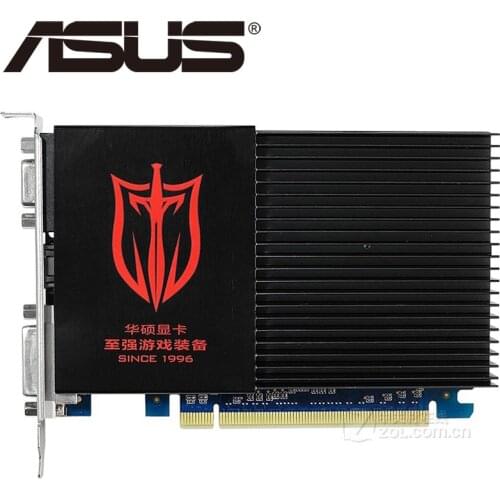 ASUS Video Card Original GT610 1GB 64Bit SDDR3 Graphics Cards for nVIDIA Geforce GPU games Dvi VGA Used Cards On Sale