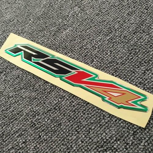 For Aprilia RSV4 RR RF X 1100 Factory Tank Pad 3D Logo Side Panel Fuel Protector Fairing Emblem Motorcycle Stickers 2019