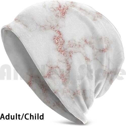 Golden Glitter Pink Marble Hat 3230 Hat Marble Cute Pink White Funny Girly Pastel Pattern