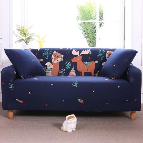 1pc Universal Sofa Covers Stretch Elastic Printed Couch Cover Cases Sofa Slipcovers For Living Room Home Decor 1/2/3/4 Seaters