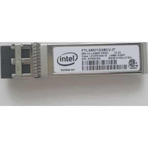 [100% New] E10GSFPSR FTLX8571D3BCV-IT E65689-001 SFP+ Transceiver For X520-DA2/SR2