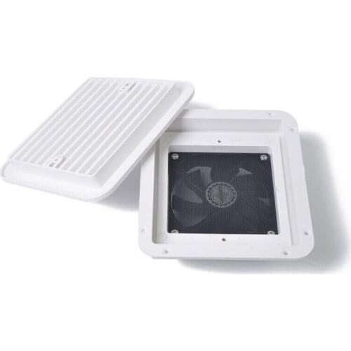 12V Ventilation fan Accessory Side Fan White For RV Caravan Truck Plastic Replacement