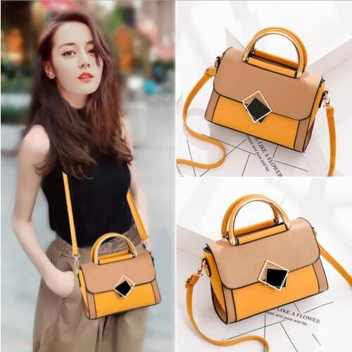 2020 New Fashion Flip small square bag Portable Shoulder Bag Women PU Leather Messenger Bags Crossbody Bags Designer Handbags