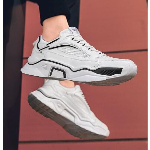 2020 Newest Mesh Men Sneakers Casual Shoes Lace-Up Lightweight Comfortable Breathable Outdoor Sports Shoes For Young Boys