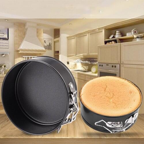 4 Inch 11CM Round Loose Bottom Cake Mould Mini Round Cake Tin Non-stick Loose Baking Tray Kitchen Gardet Baking Pan Tray