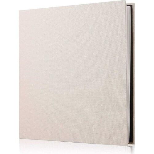 Photo Album Scrapbook Linen DIY Memory Book Thick Pages with Protective Film Save Images Permanently,Best Gift Choice