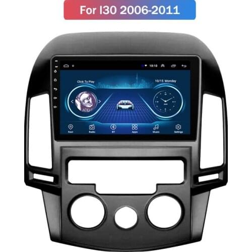 Car Radio Stereo GPS Navi Audio Video Player Android 9 For Hyundai I30 06-11 Android Car Modified Large Screen Navigation
