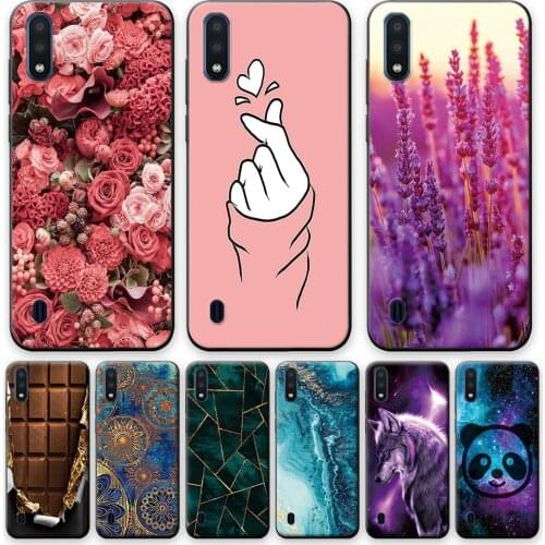 For Samsung Galaxy M01 Core Case M013F M015F Silicone Phone Case For Samsung M01 Core M 01 M01Core Cute TPU Back Cover Bumper