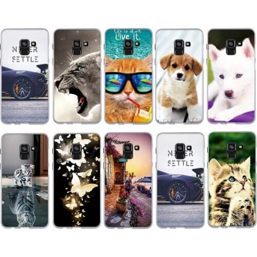 For Samsung Galaxy A8 2018 A530 A8 2018 Plus Case Silicon Soft Back Cover Case For Samsung A3 2015 A3 2017 A5 2017 A320 Cover