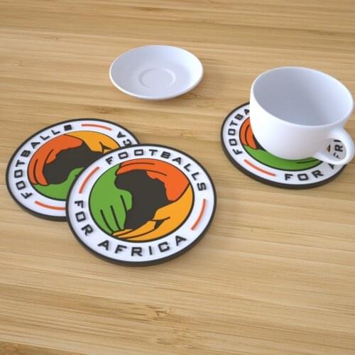 Custom logo Eco-Friendly soft rubber glass drink cup Coasters Promotion gifts Mats Pads