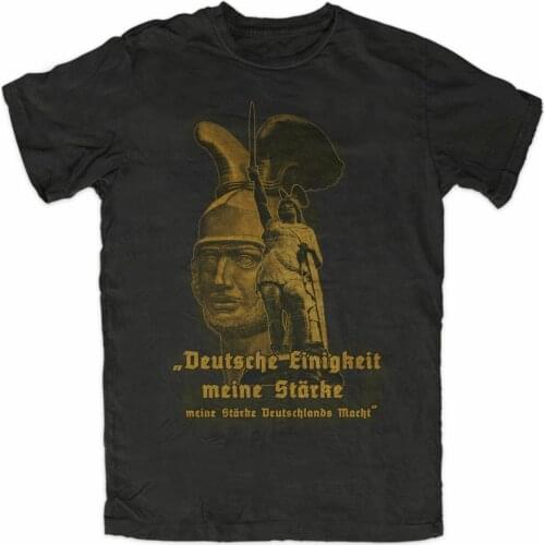 German Liberator Monument T-Shirt Arminius Hermannsdenkmal Cotton Round Neck Short Sleeve Mens T Shirt Size S-3XL