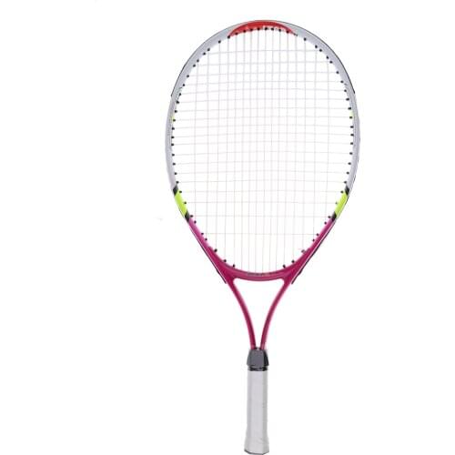 23 Inch Junior Strung Tennis Racquet with Cover for Kids Youth Children
