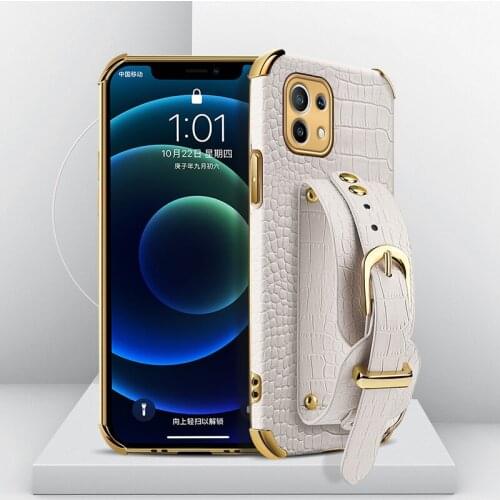Leather Phone Case with Wrist Strap For Redmi note 9 Pro 9s Note 8 pro 8A 9A K20 K30 Pro 9T 8 Mi 11 10 Lite POCO X3 Cover Luxury