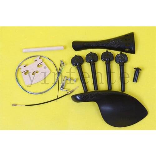 New violin wood parts,tailpiece tuner peg chinrest endpin bridge #E57-2