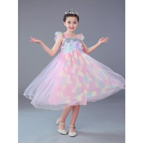 Performance Dresses for Kids,Ballet Dress For Children Dance Costume Girls Dancewea