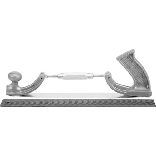 Adjustable Frame Milled Tooth Car Body Polisher Files Metal Panel Polishing Curved Tooth Steel File Holder(Medium)