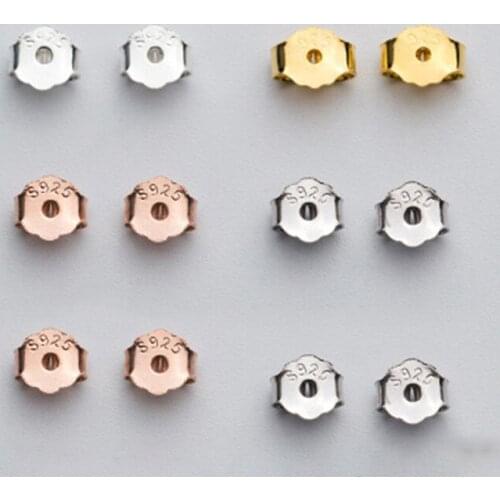 INZATT 10 Pairs/ Lot Real 925 Sterling Silver Earplugs Wholesale Direct Sales Stud Earrings Fine Jewelry Accessories