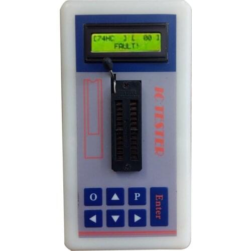 IC Tester Transistor Tester Detect ntegrated Circuit IC Maintenance Tester Meter MOS PNP 74ch 74ls CD4000 HEF400 4500 amplifierS