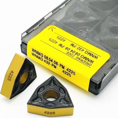 Carbide insert WNMG080404 WNMG080408 PM4225 External turning tool Super hard tool CNC tool WNMG 080404 Lathe parts tool