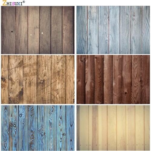 SHISUI Vinyl Retro Wooden Floor Portrait Photography Backdrops For Photo Studio Background Props 21213 CCMM-03