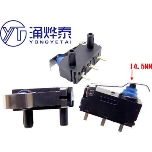YYT 2PCS Waterproof and dustproof touch micro switch D2HW-FL291D-A159-AQ1 with handle