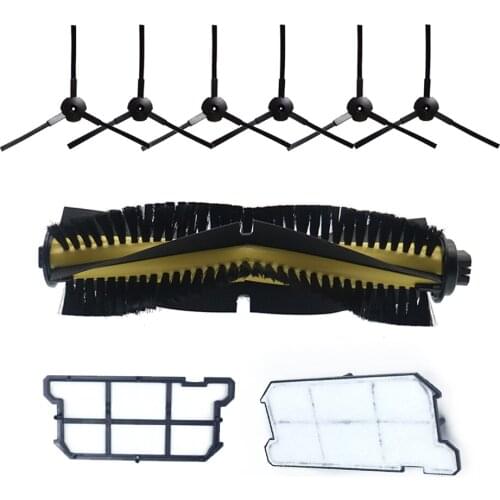 For ilife v7s v7 v7s pro robot Vacuum Cleaner Parts kit Main Brush+Side Brush+Hepa filter Chuwi ILIFE v7s pro accessories parts