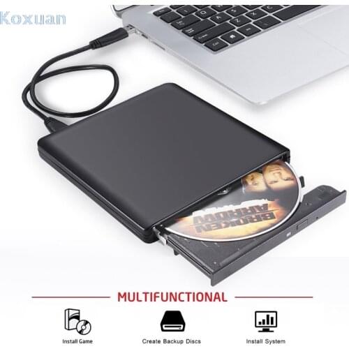 External Drive Usb 3.0 Optical Drive Bd-Rw Burner Writer Portatil External Blu Ray Player Cd/Dvd Rw For Pc/Laptop/Apple