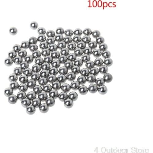 1 Bag Slingshot Steel Bead 4mm Beads Professional Tactical Catapult Outdoor Hunting Shooting Powerful 100pcs S15 20 Dropshipping