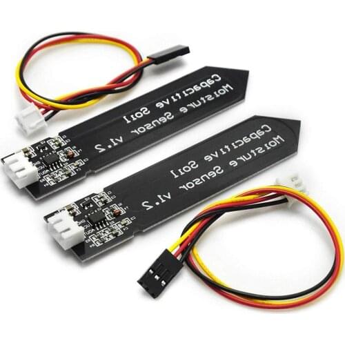 10 SET/LOT Capacitive Soil Moisture Sensor Module Not Easy to Corrode Wide Voltage Wire Corrosion Resistant For Arduino 3.3-5.5V