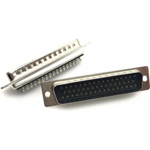 10Pcs DB50 3 Row hole Female/Male D-SUB Connector RS232 serial port socket DB adapter VG