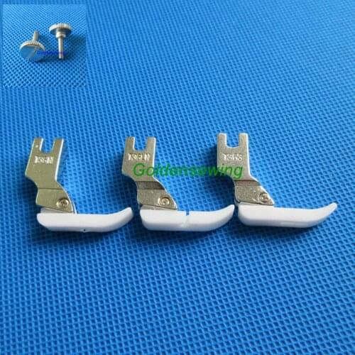 3 Non-stick coating Narrow Zipper Center & Left & Right Foot for JUKI DDL-8500 8700 5550