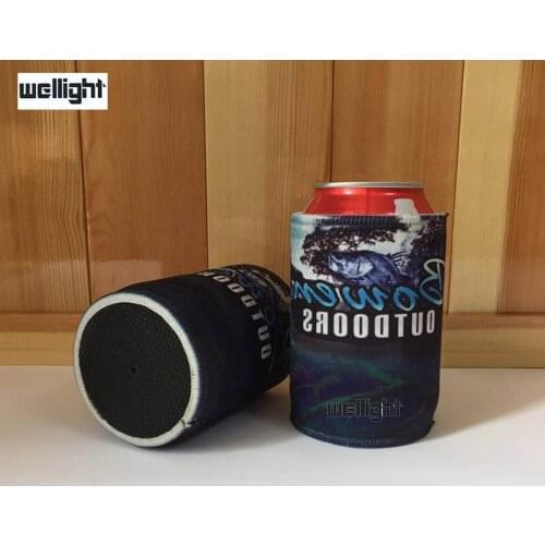 300pcs Promotional Stubby Holder With Solid Base Customized LOGO Printing Neoprene Beer Can Coolers As Wedding Party Bar Gifts