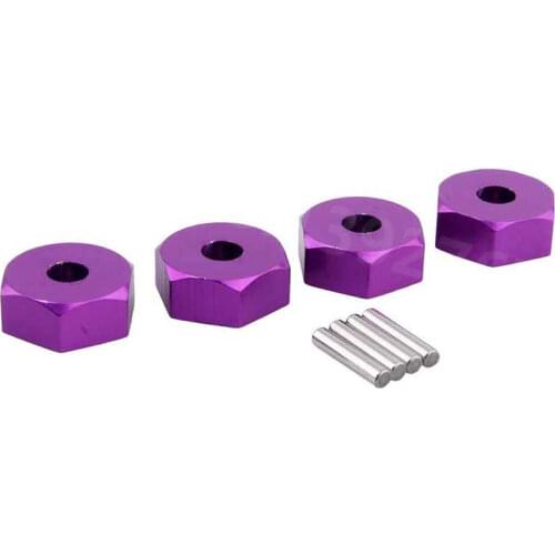 4pcs/set HSP 122042 (02134) Aluminum Wheel Hex 12mm For 1/10 4WD RC Car Upgrade Parts Off Road Buggy Monster Truck Truggy