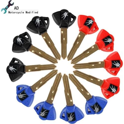 50pcs Motorcycle Uncut Blank Keys for Suzuki Hayabusa GSXR1300 GSXR1000 GSXR750 GSXR600 Accessories GSX R1300 R1000 R750 R600