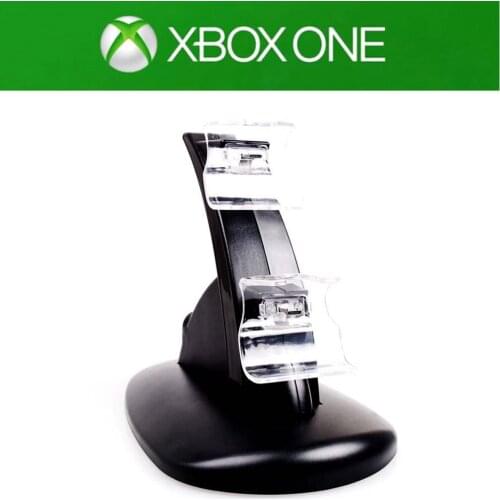 Fast Charging Adapter Double Game Handle Charger Holder Base For XBOX ONE Micro USB Gaming Stand Bracket Safe Charging For Game