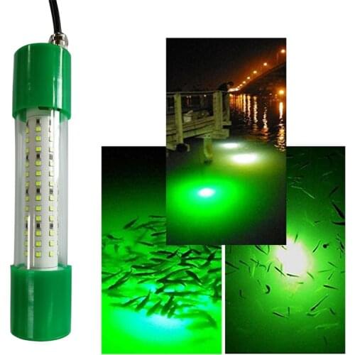 DC12V 100W night lure submersible green blue white fishing led light led underwater squid fishing light