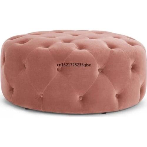 Sofa Footstool Net Red Stool Light Luxury Living Room Low Stool Change Shoes Stool Fashion Creative Cloth Stool Sit Pier