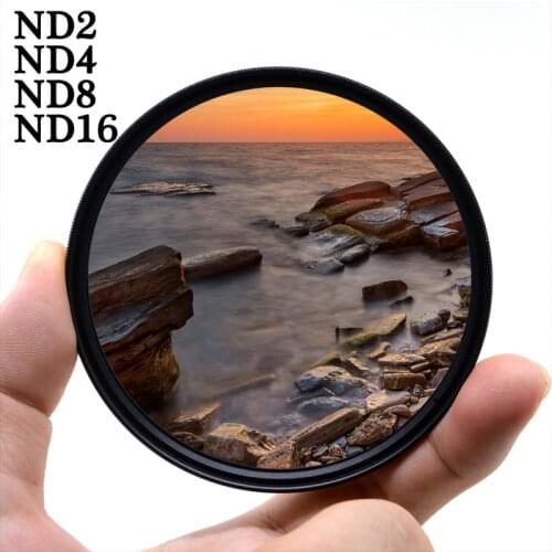 KnightX ND2 4 8 16 FILTER For canon sony nikon 1300d photo 60d 500d 200d photography 2000d dslr 49 52 55 58 62 67 72 77 mm
