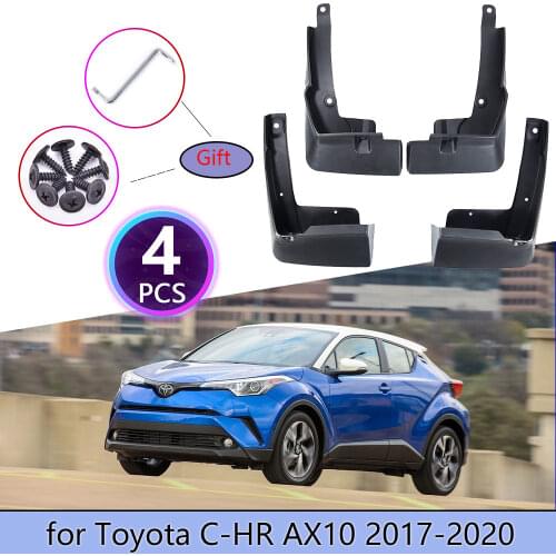 Car Mudguards For Toyota C-HR AX10 2017 2018 2019 2020 Cladding Splash Flaps Mudflap Mud Flap Guard Protect Wheel Accessories