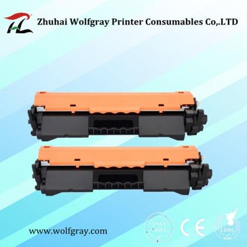 2PK Compatible toner cartridge for HP CF217A 17A 217A LaserJet Pro printer M102a M102w MFP M130a M130fn M130fw M130nw printer