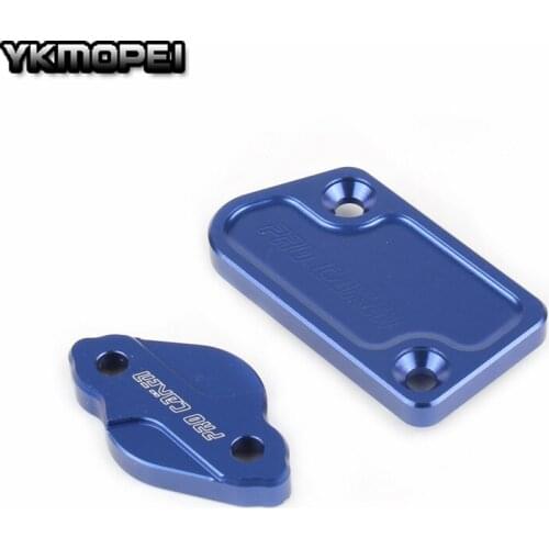 CNC Front Rear Brake Reservoir Fluid Cover Brake pump Cover For YZ125 YZ250 YZ250F YZ450F YZ250FX Motorcycle MX Enduro Motocross
