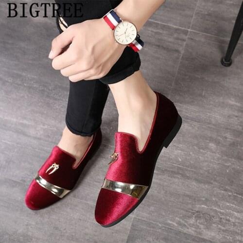 Loafers Men Party Shoes Brand Wedding Shoes Men Elegant Italian Brand Dress Shoes Men Formal Big Size Sepatu Slip On Pria Bona