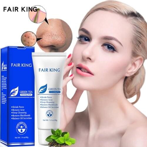 Green Tea Skin Care Blackhead Mask Balance Oil Secretion Acne Exfoliating Shrinking Pores Moisturizing Deep Cleansing Mask