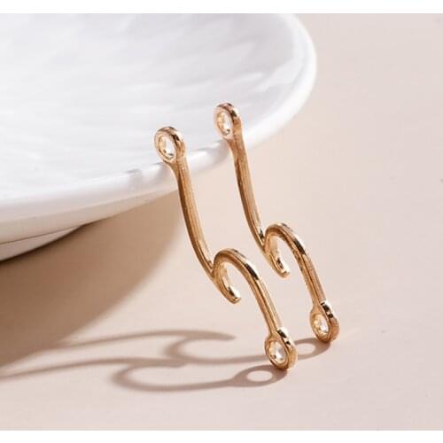 30pcs 8*32mm Fashion Branch Flower Charms Connector Fit Bracelets Pendants Necklaces DIY Jewelry Making Accessories