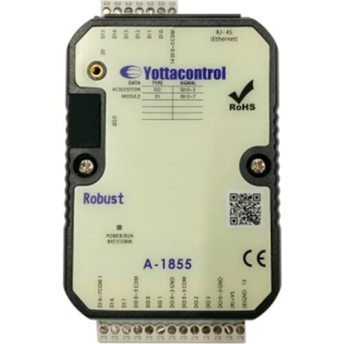 A-1855 4DO8DI Ethernet IO module digital 8 input 4 output channel MODBUS TCP / IP protocol