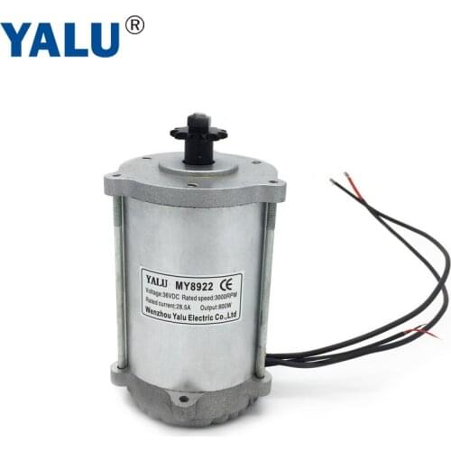 MY8922 800W 36V Sprocket Dragon Fiberglass Boat Motor E-Scooter Ebike HighSpeed Brush DC Motor for Electric Geared Bicycle Motor