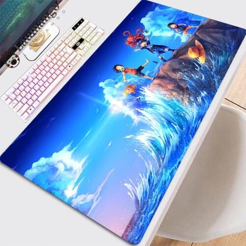 Desk Pad Mouse Anime Keyboard Pc Accessories Gaming Extended Gamer Computer Long Girl For Mats Hot Blooded Interesting One Piece