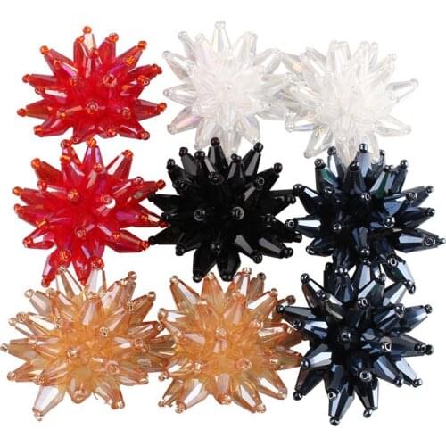 New Fashion 4 CM Crystal Big Round Sew On Rhinestone With Claw Setting Felt Back Fancy Stone For Hats Bag accessories 12Pcs/Lot