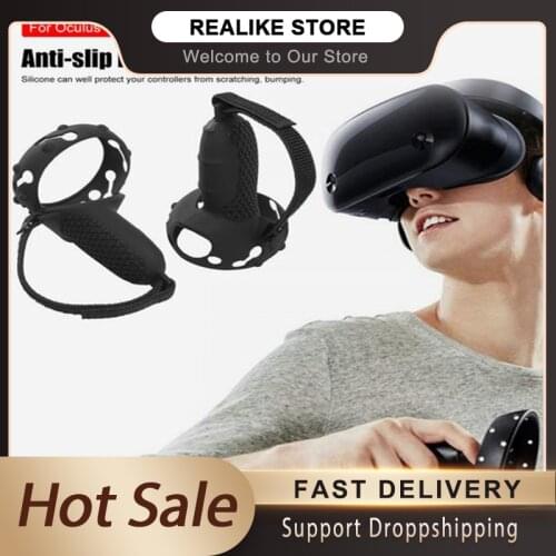 VR Silicone protective cover anti perspiration and anti falling Touch Controller Grip Cover Protector for Oculus Quest 2 Hot New